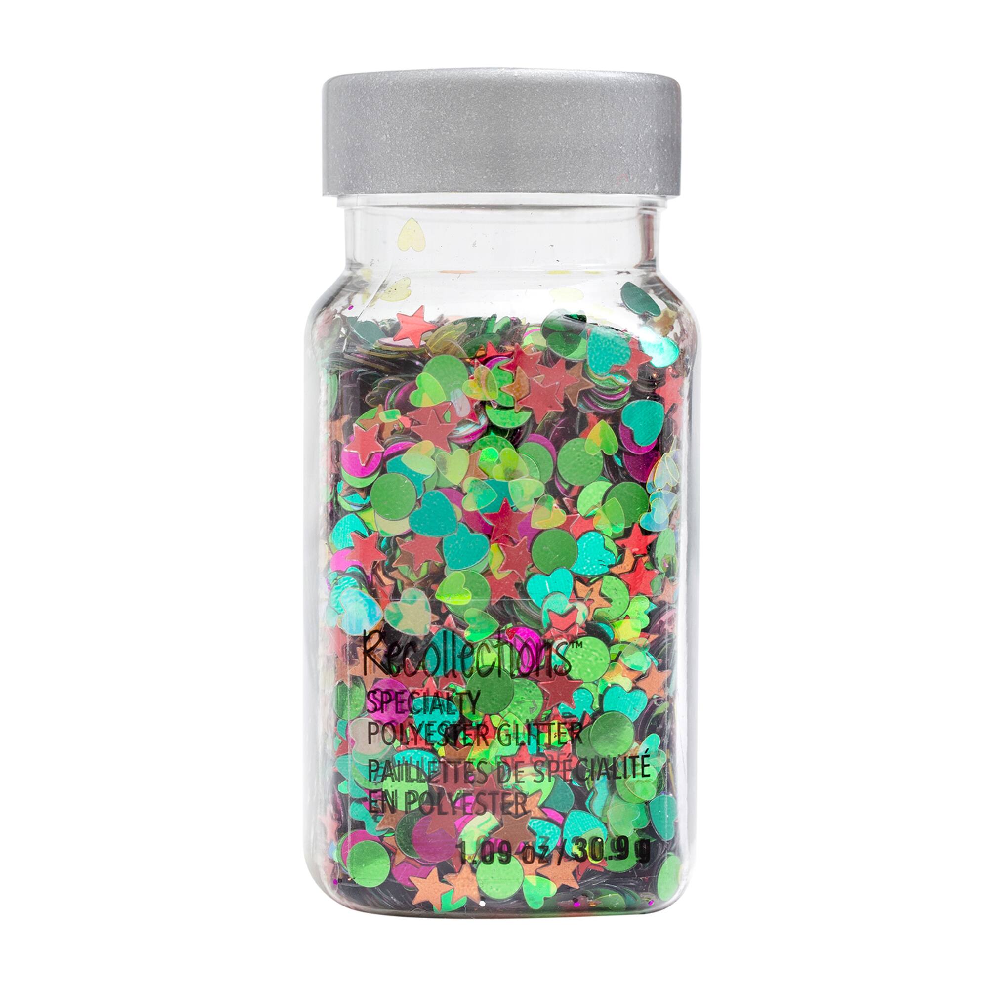 Multi Shapes Specialty Polyester Glitter by Recollections™